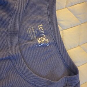 Terra & Sky Blue Women's Top